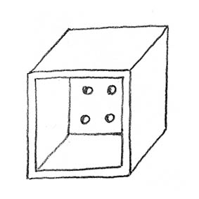 Ξύλινο κουτί για στράγγισμα ασπρόρουχων